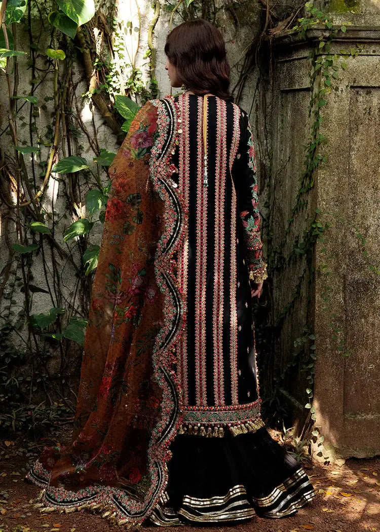 Hussain Rehar | Roshan Luxury Lawn | Dilruba - Pakistani Designer Dress - by Maria B | Type: Luxury - 100% Original at Saira Sultan