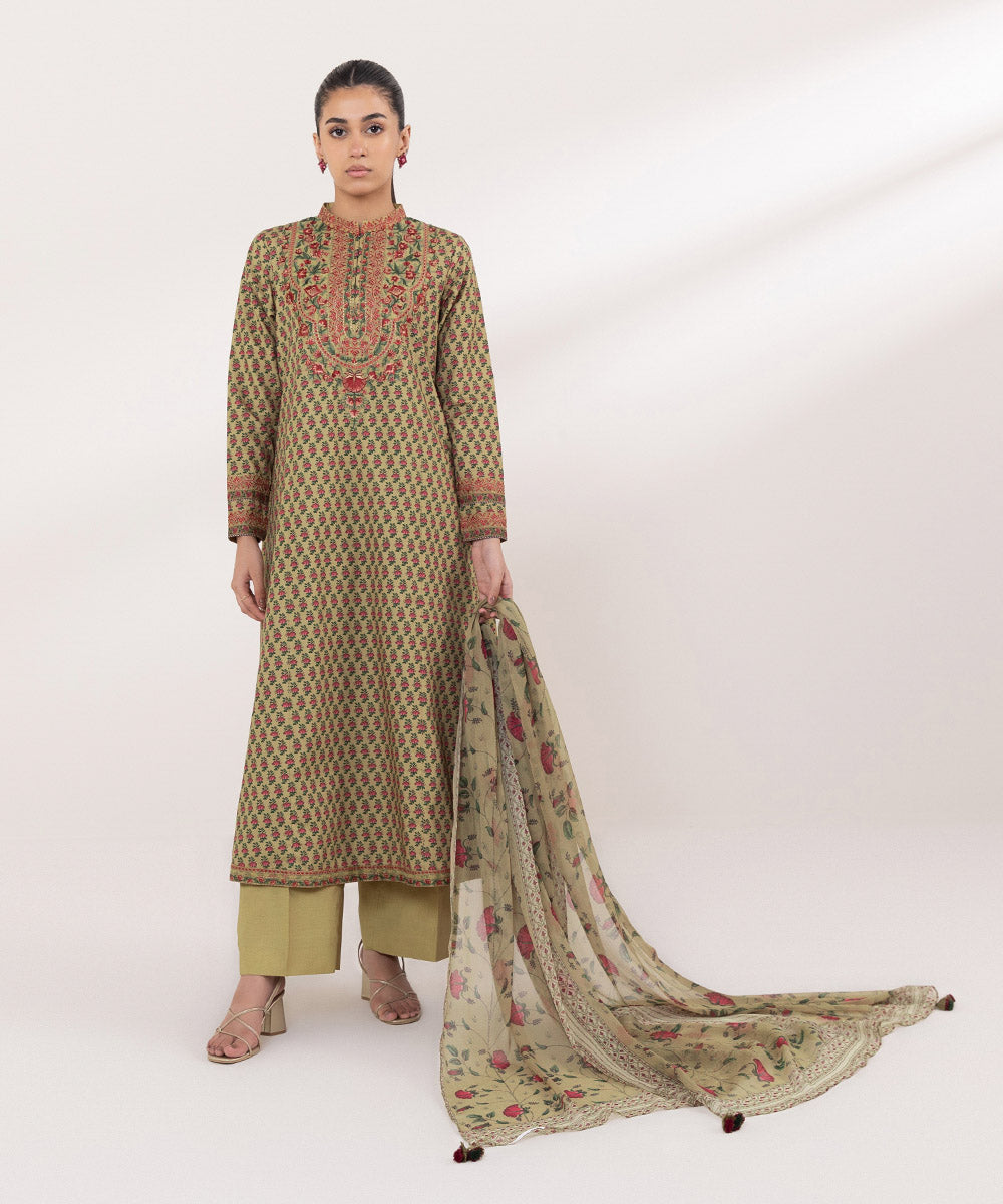 Sapphire | Intermix 2024 | Cambric Suit S-05 - Pakistani Designer Dress - by Sapphire | Type: Casuals - 100% Original at Saira Sultan