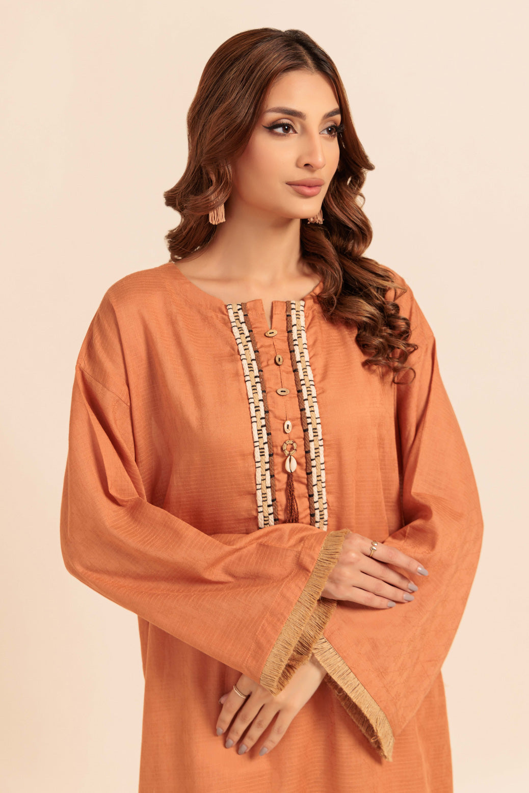 Bonanza Satrangi | Brown Cambric 1 Piece (PWS1241P02) 12 Brown