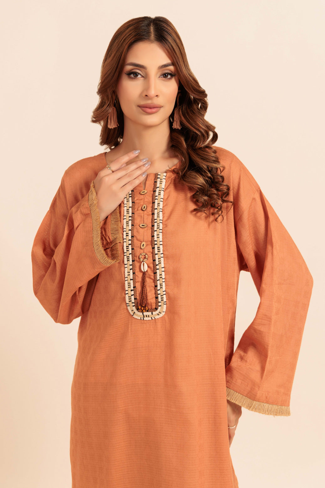 Bonanza Satrangi | Brown Cambric 1 Piece (PWS1241P02) 14 Brown