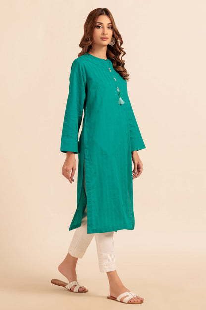 Bonanza Satrangi | Teal Jacquard 1 Piece (PWS1241P06) 10 Teal