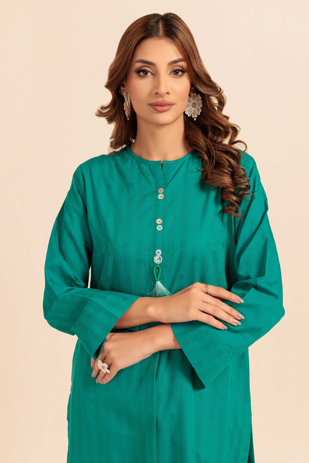 Bonanza Satrangi | Teal Jacquard 1 Piece (PWS1241P06) 12 Teal