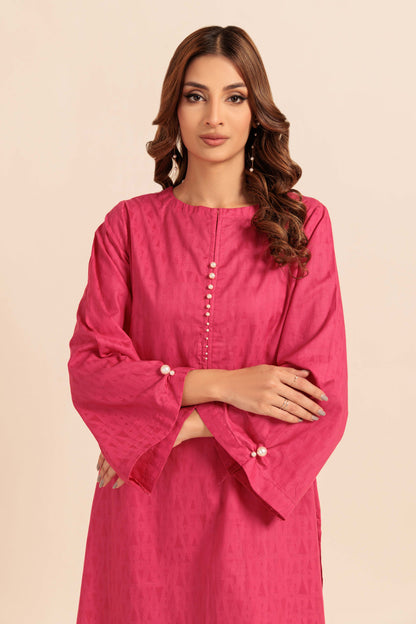 Bonanza Satrangi | Pink Jacquard 1 Piece (PWS1241P07) 12 Pink