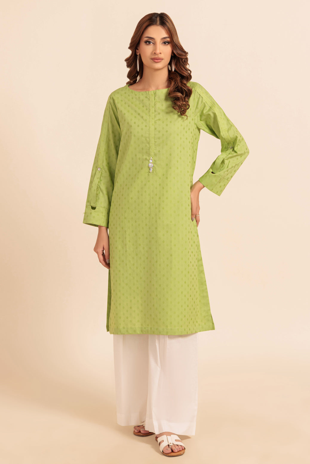 Bonanza Satrangi | Green Jacquard 1 Piece (PWS1241P12) 8 Green