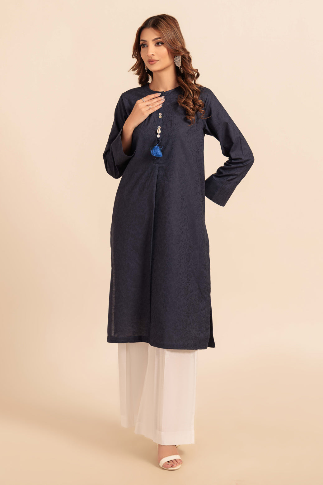 Bonanza Satrangi | Blue Jacquard 1 Piece (PWS1241P13) 12 Blue