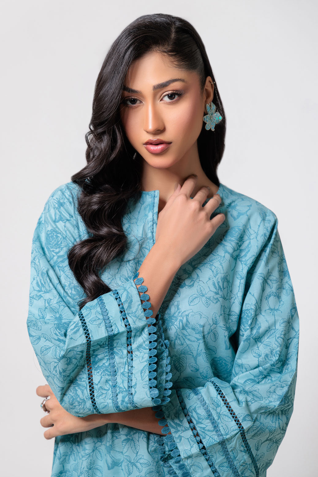 Bonanza Satrangi | Sky Blue Cambric 2 Piece (PWS1242P04) 12 Blue