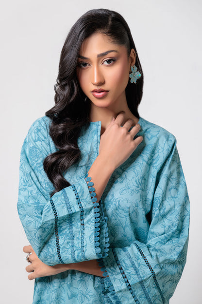 Bonanza Satrangi | Sky Blue Cambric 2 Piece (PWS1242P04) 12 Blue