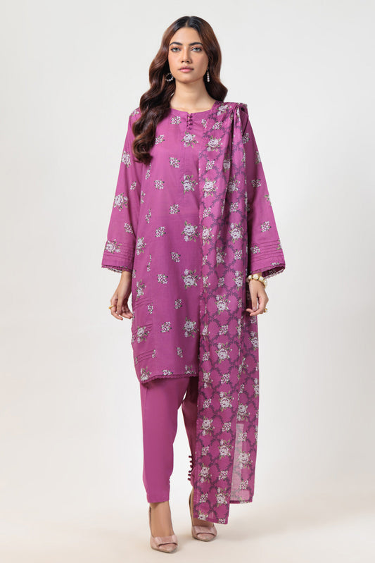 Bonanza Satrangi | Purple Lawn 3 Piece (PWS2243P04) 8 Purple