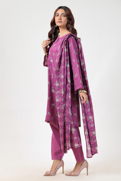 Bonanza Satrangi | Purple Lawn 3 Piece (PWS2243P04) 16 Purple