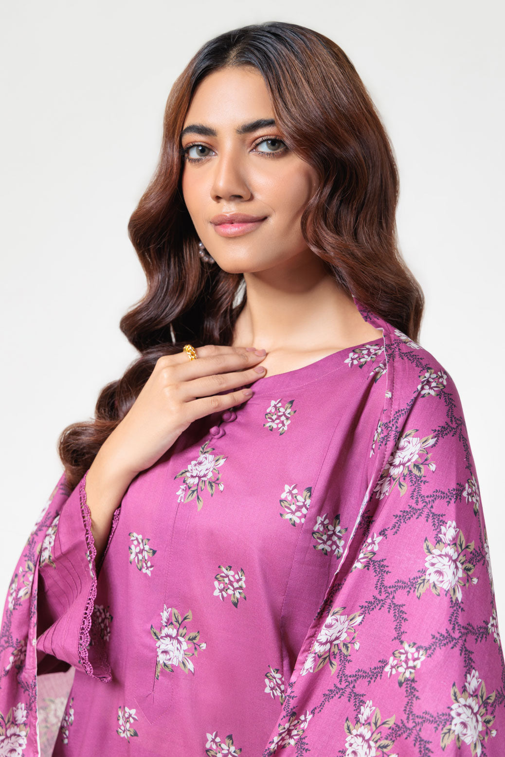 Bonanza Satrangi | Purple Lawn 3 Piece (PWS2243P04) 10 Purple