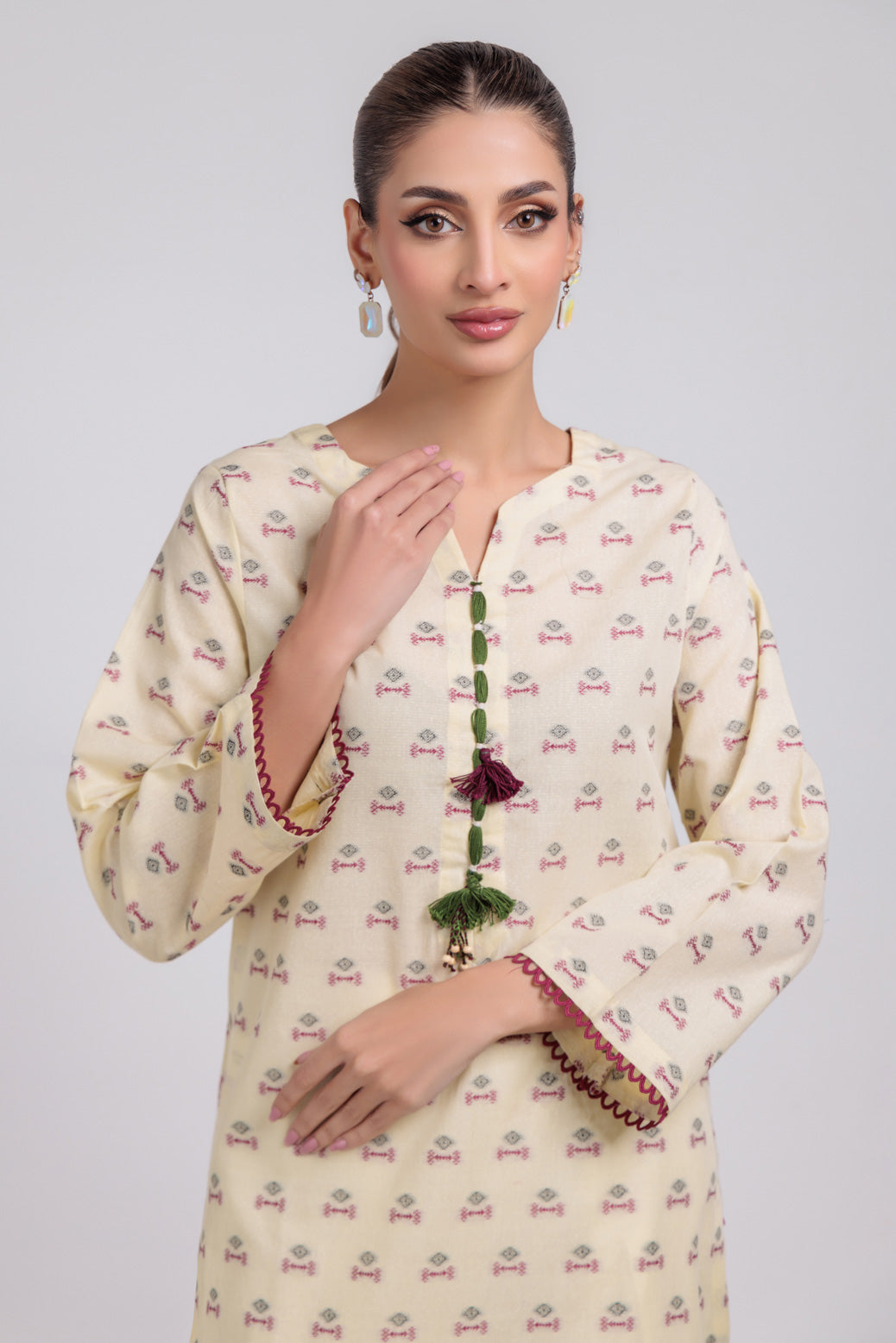 Bonanza Satrangi | Lemon Jacquard 1 Piece (PWS5241P07) 12 Lemon