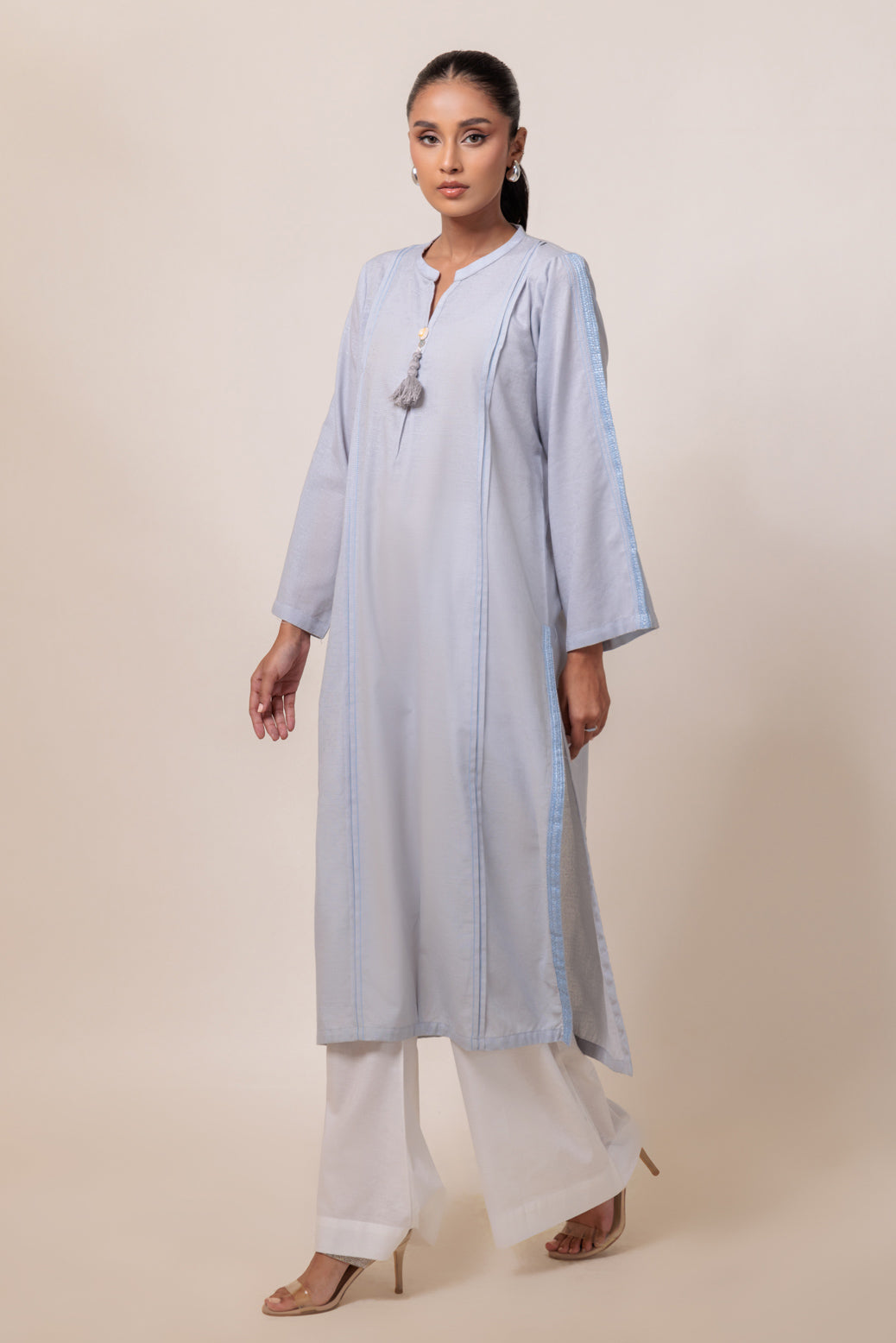 Bonanza Satrangi | Grey Jacquard 1 Piece (PWS5241P09) 10 Grey