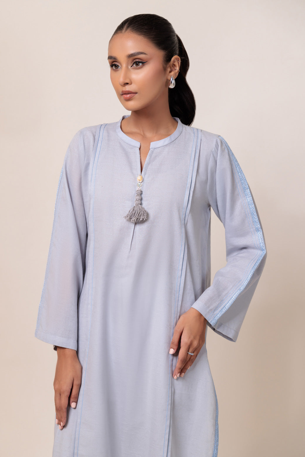 Bonanza Satrangi | Grey Jacquard 1 Piece (PWS5241P09) 12 Grey