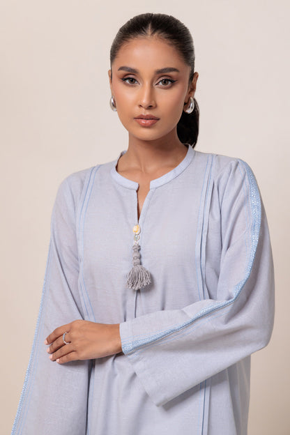 Bonanza Satrangi | Grey Jacquard 1 Piece (PWS5241P09) 14 Grey