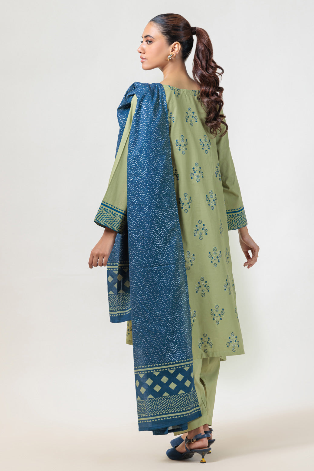 Bonanza Satrangi | Green Cambric 3 Piece (PWS5243P03) 16 Green