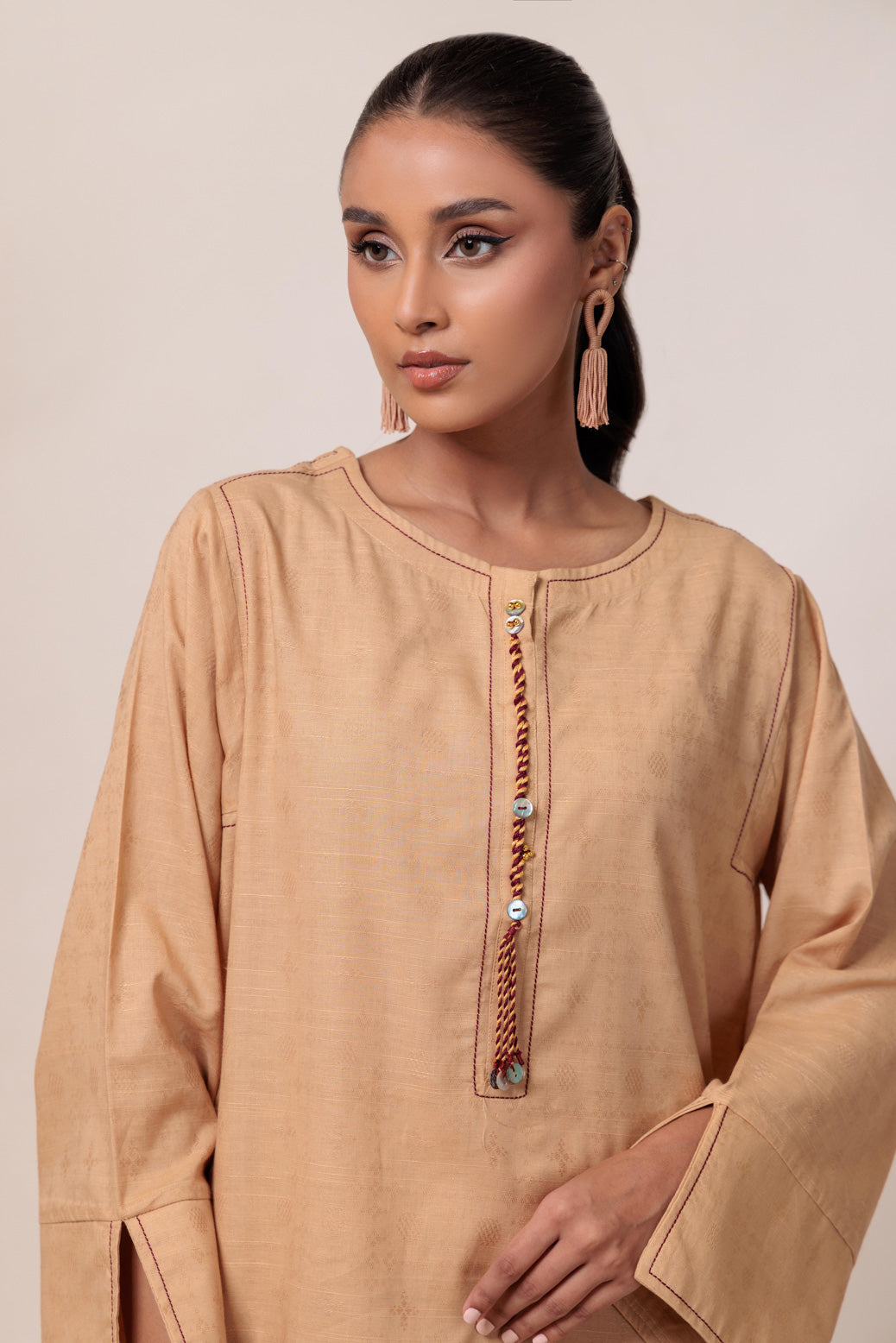 Bonanza Satrangi | Brown Jacquard 1 Piece (PWS6241P10) 14 Brown