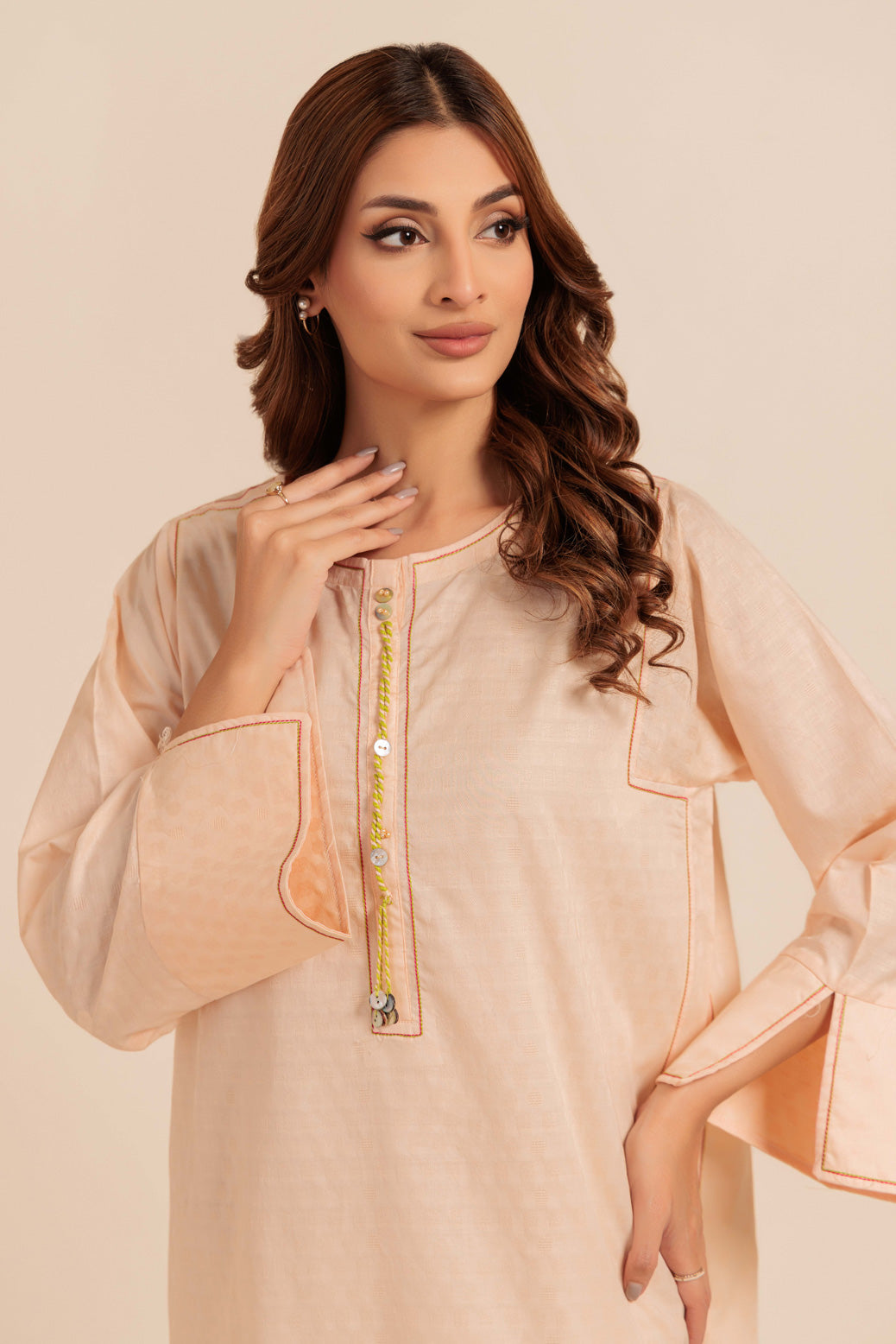 Bonanza Satrangi | Peach Jacquard 1 Piece (PWS6241P12) 16 Peach