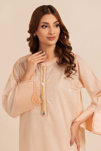 Bonanza Satrangi | Peach Jacquard 1 Piece (PWS6241P12) 16 Peach