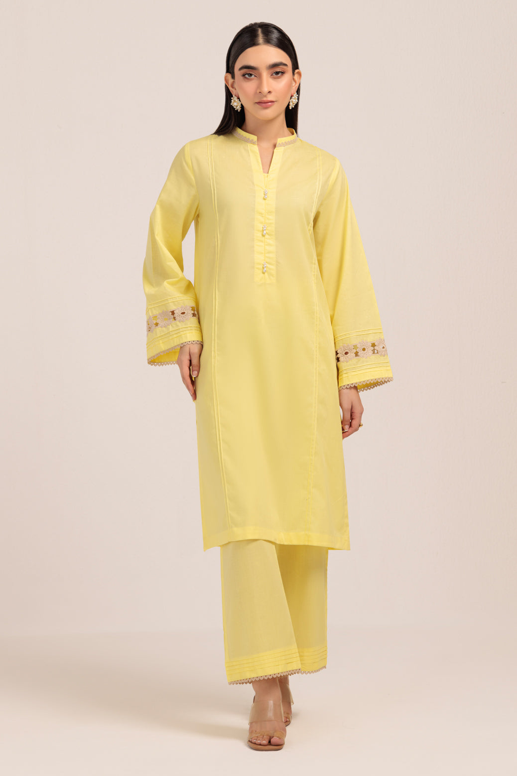 Bonanza Satrangi | Yellow Cambric 2 Piece (PWS6242P07) 8 Yellow