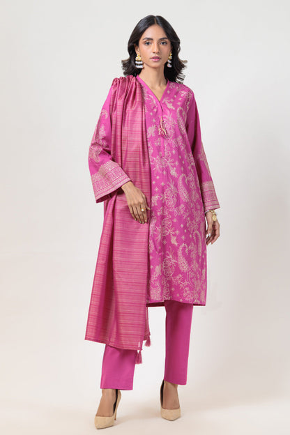 Bonanza Satrangi | D Pink Jacquard 3 Piece (PWS6243P03) 8 Pink