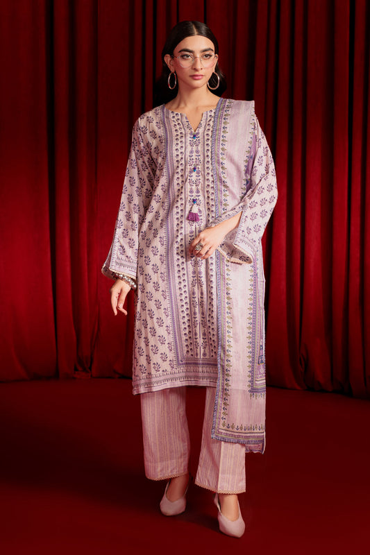 Bonanza Satrangi | Purple Lawn 3 Piece (PWS6243P15) 8 Purple