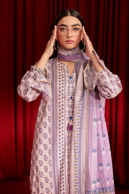 Bonanza Satrangi | Purple Lawn 3 Piece (PWS6243P15) 10 Purple
