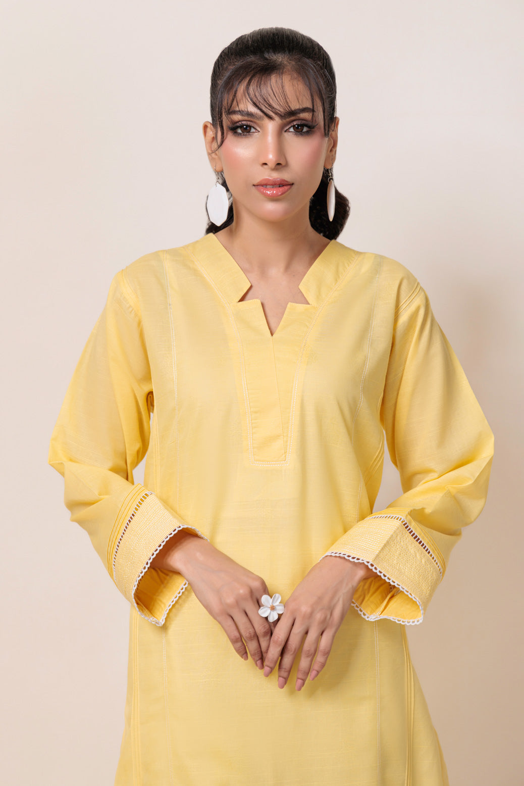 Bonanza Satrangi | Yellow Jacquard 1 Piece (PWS7241P04) 10 Yellow