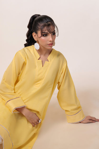Bonanza Satrangi | Yellow Jacquard 1 Piece (PWS7241P04) 12 Yellow