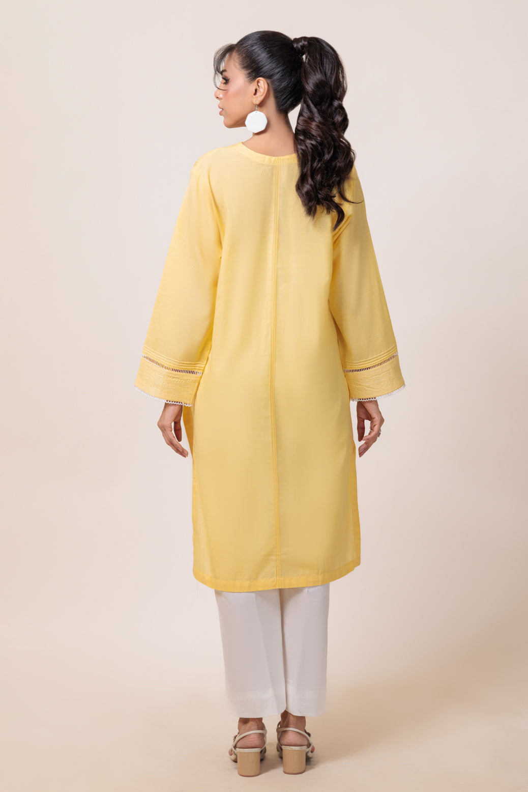 Bonanza Satrangi | Yellow Jacquard 1 Piece (PWS7241P04) 14 Yellow