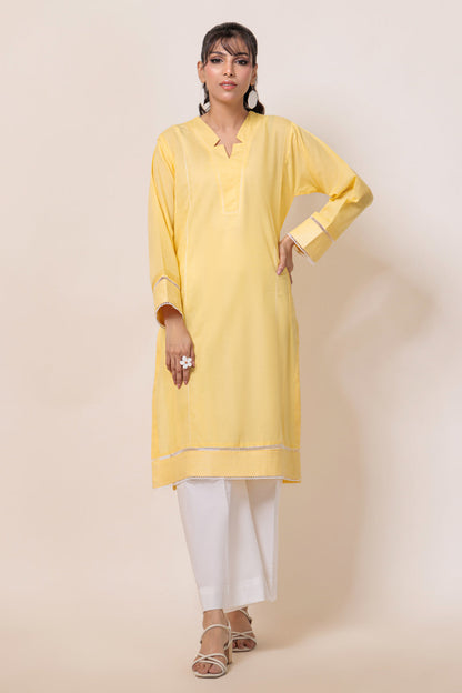 Bonanza Satrangi | Yellow Jacquard 1 Piece (PWS7241P04) 16 Yellow