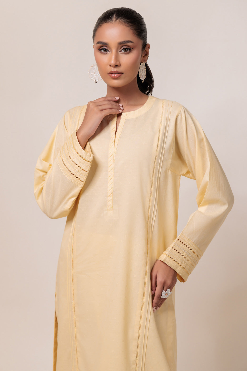 Bonanza Satrangi | Cream Cambric 2 Piece (PWS7242P04) 12 Cream