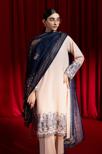Bonanza Satrangi | Peach Cambric 3 Piece (PWS7243P01) 12 Peach