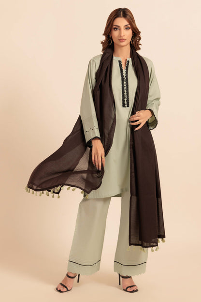 Bonanza Satrangi | S Green Cambric 3 Piece (PWS7243P09) 12 Green