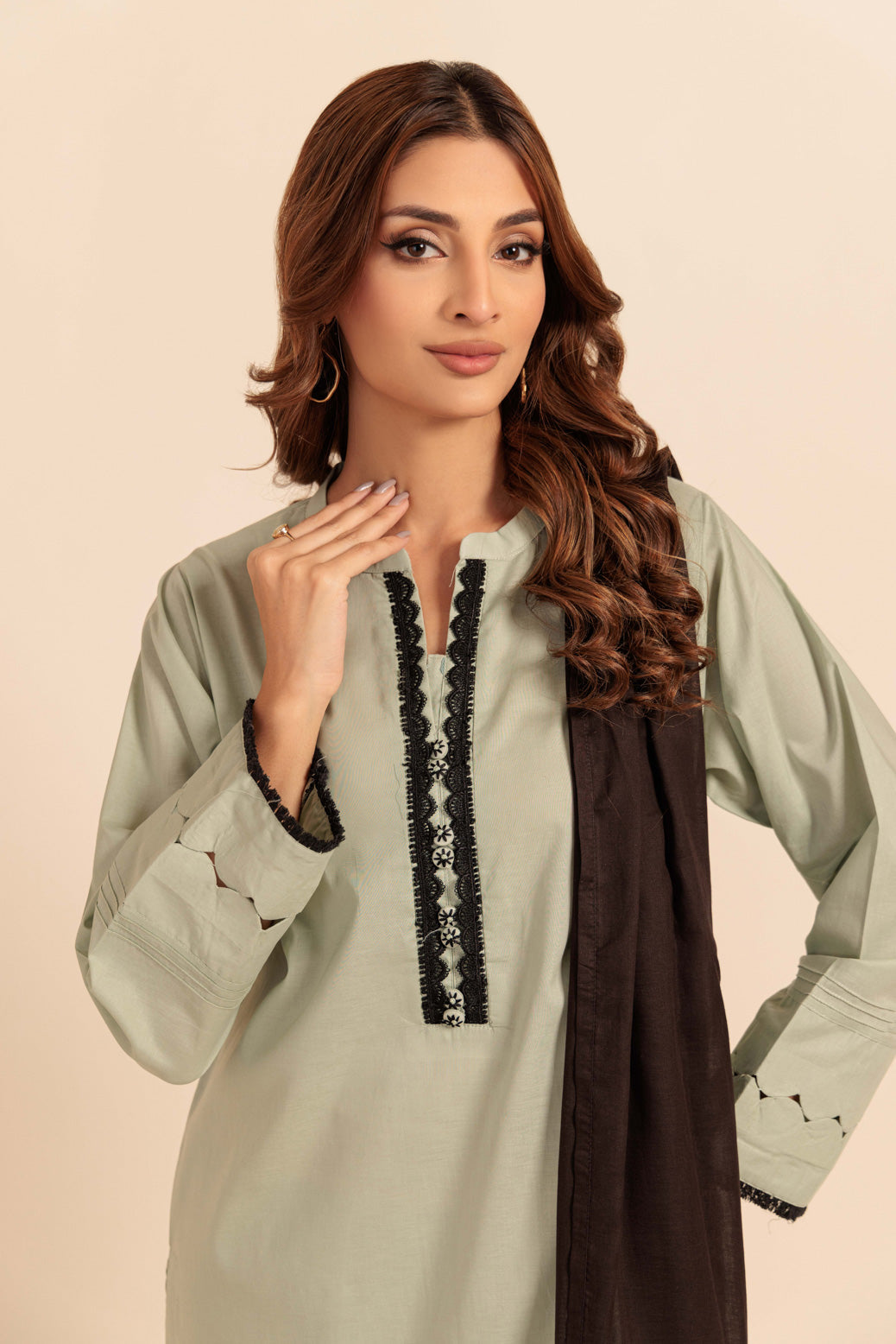 Bonanza Satrangi | S Green Cambric 3 Piece (PWS7243P09) 16 Green