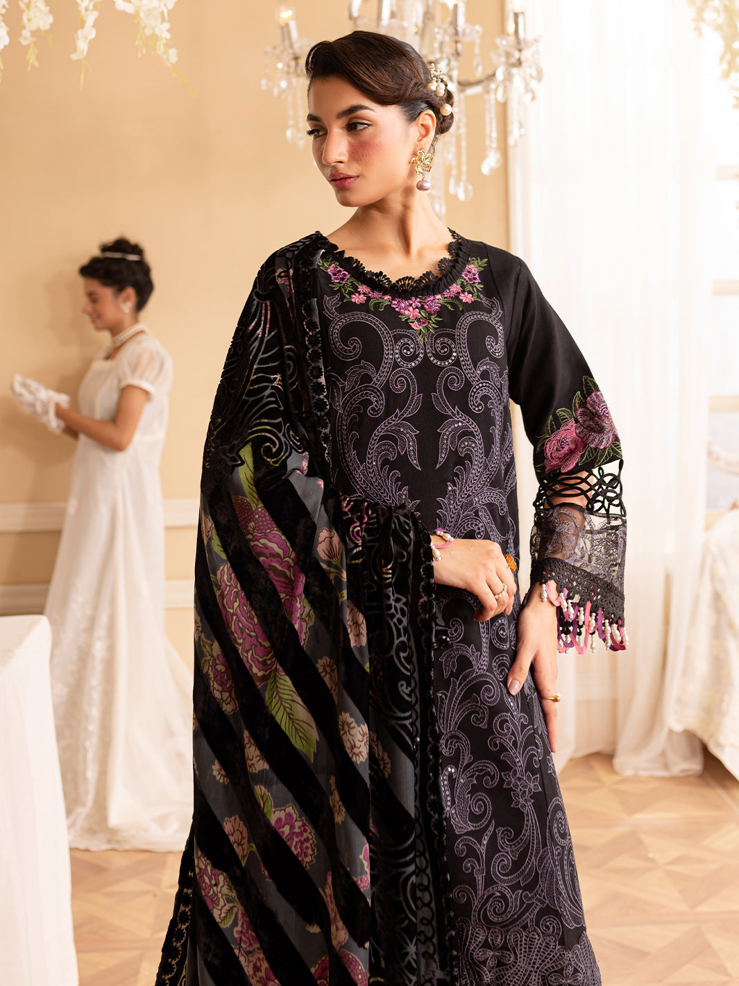 Parishay | Panache Winter | PN-04 - Pakistani Designer Dress - by Parishay | Type: Ladies Clothes - 100% Original at Saira Sultan