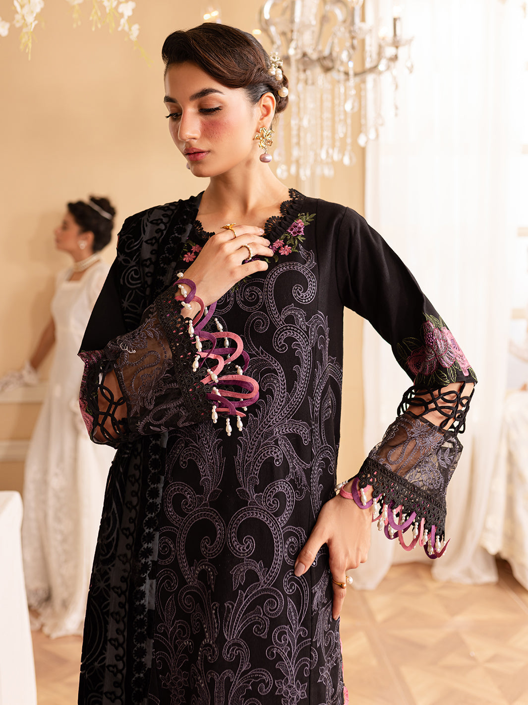 Parishay | Panache Winter | PN-04 - Pakistani Designer Dress - by Parishay | Type: Ladies Clothes - 100% Original at Saira Sultan
