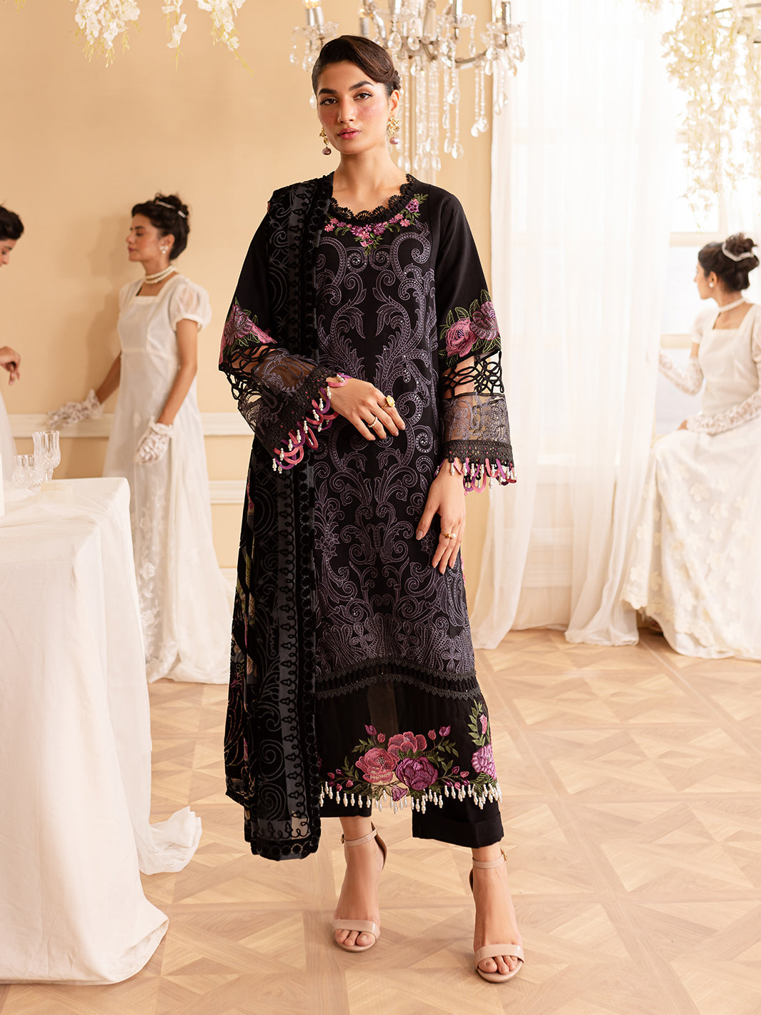 Parishay | Panache Winter | PN-04 - Pakistani Designer Dress - by Parishay | Type: Ladies Clothes - 100% Original at Saira Sultan