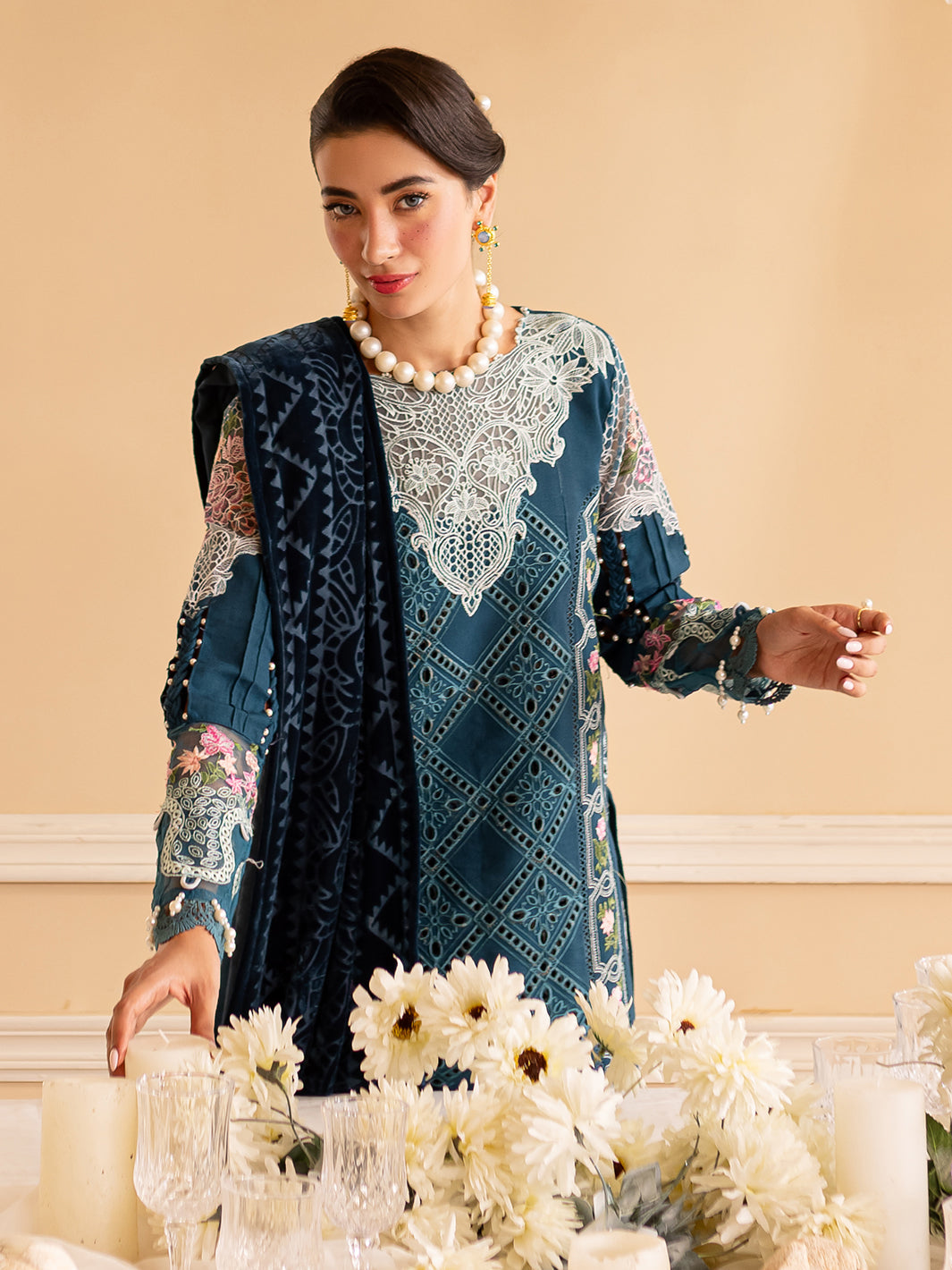 Parishay | Panache Winter | PN-06 - Pakistani Designer Dress - by Parishay | Type: Ladies Clothes - 100% Original at Saira Sultan