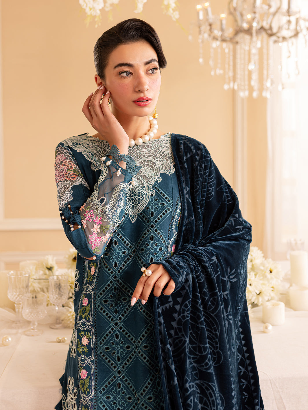 Parishay | Panache Winter | PN-06 - Pakistani Designer Dress - by Parishay | Type: Ladies Clothes - 100% Original at Saira Sultan