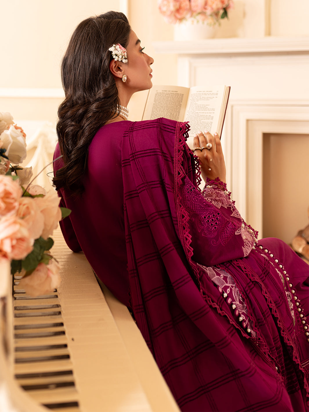 Parishay | Panache Winter | PN-07 - Pakistani Designer Dress - by Parishay | Type: Ladies Clothes - 100% Original at Saira Sultan