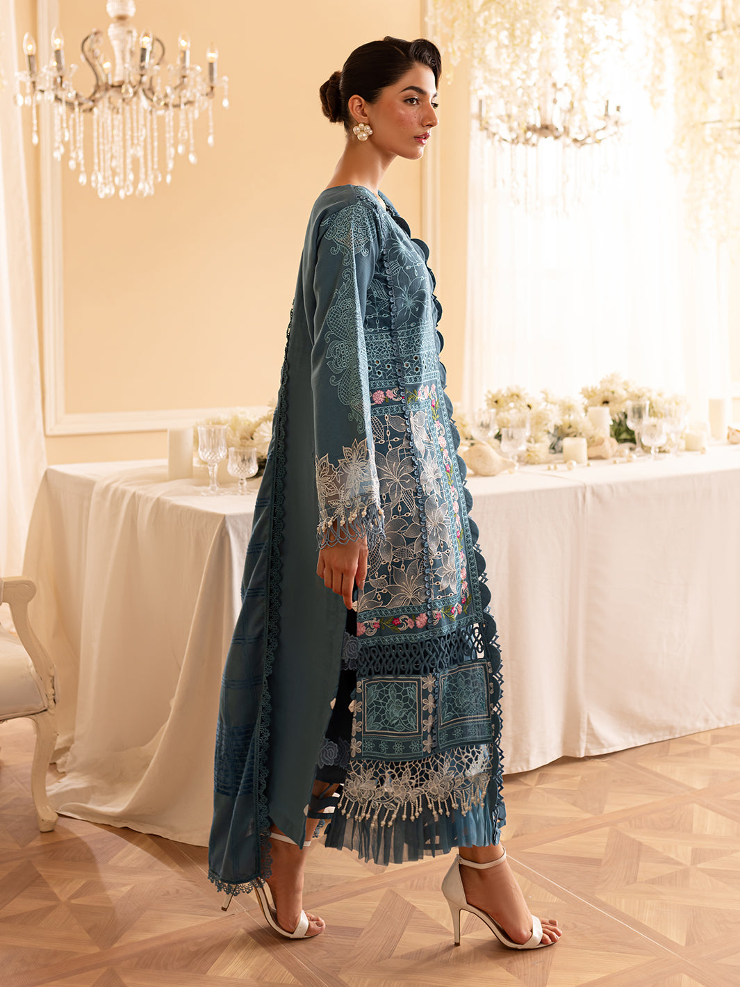 Parishay | Panache Winter | PN-08 - Pakistani Designer Dress - by Parishay | Type: Ladies Clothes - 100% Original at Saira Sultan