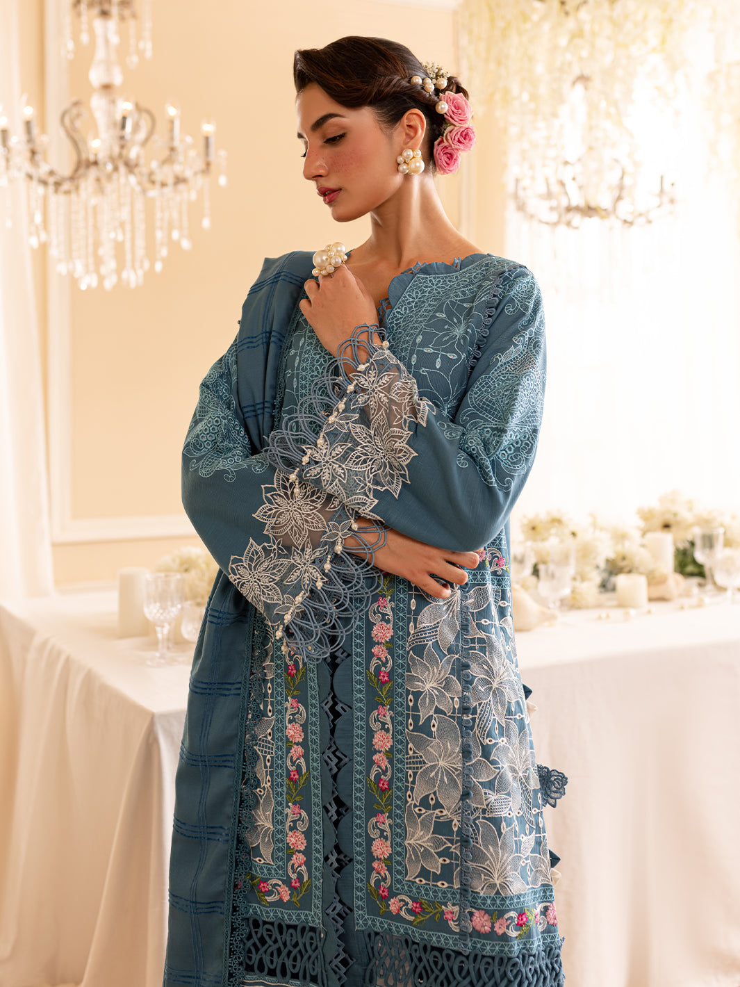 Parishay | Panache Winter | PN-08 - Pakistani Designer Dress - by Parishay | Type: Ladies Clothes - 100% Original at Saira Sultan