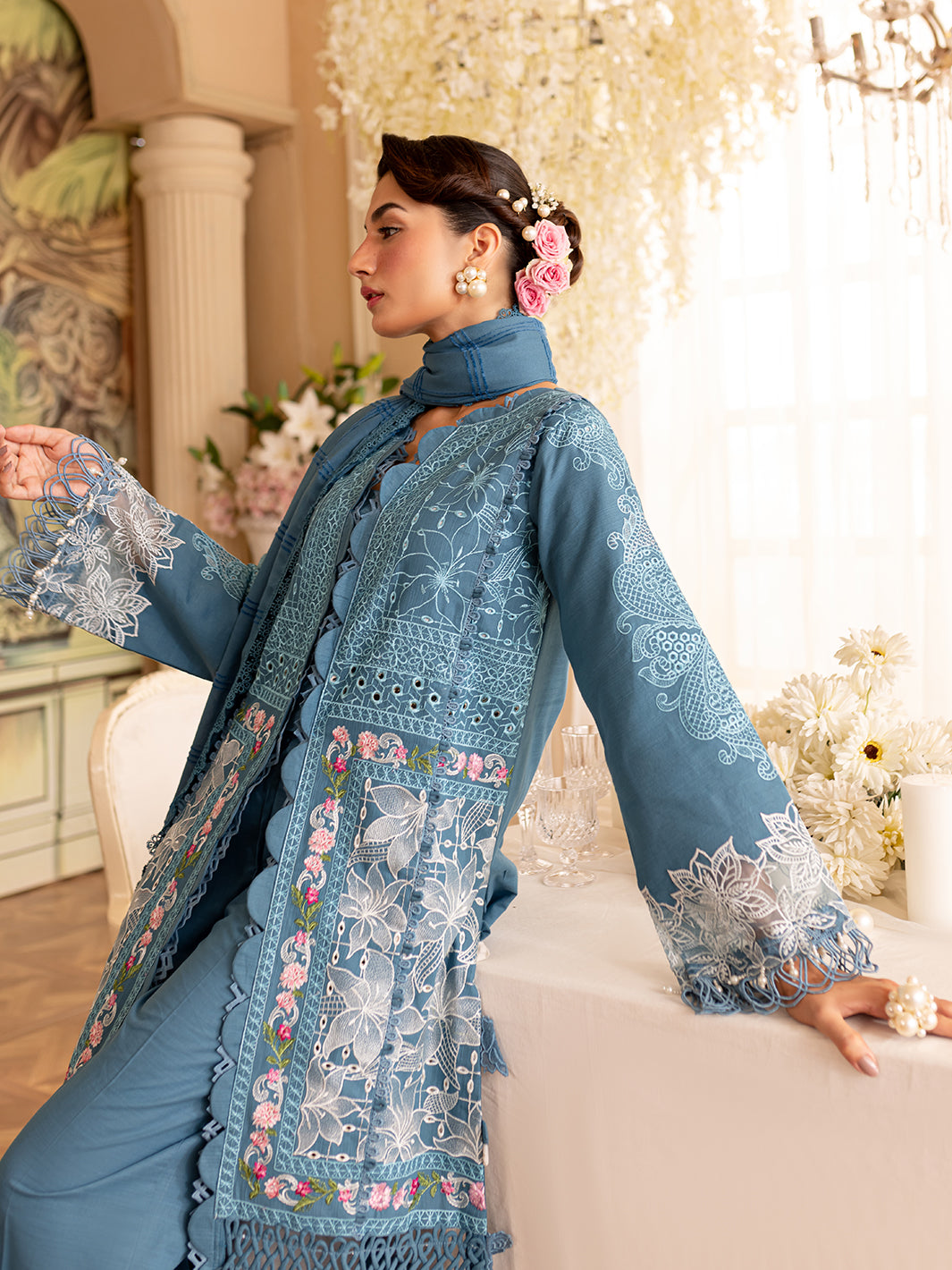 Parishay | Panache Winter | PN-08 - Pakistani Designer Dress - by Parishay | Type: Ladies Clothes - 100% Original at Saira Sultan