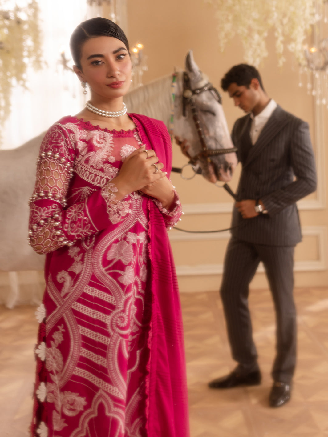 Parishay | Panache Winter | PN-09 - Pakistani Designer Dress - by Parishay | Type: Ladies Clothes - 100% Original at Saira Sultan