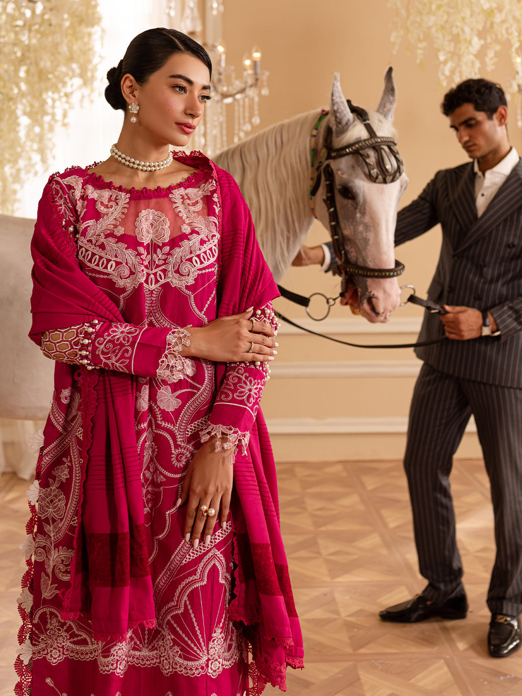 Parishay | Panache Winter | PN-09 - Pakistani Designer Dress - by Parishay | Type: Ladies Clothes - 100% Original at Saira Sultan