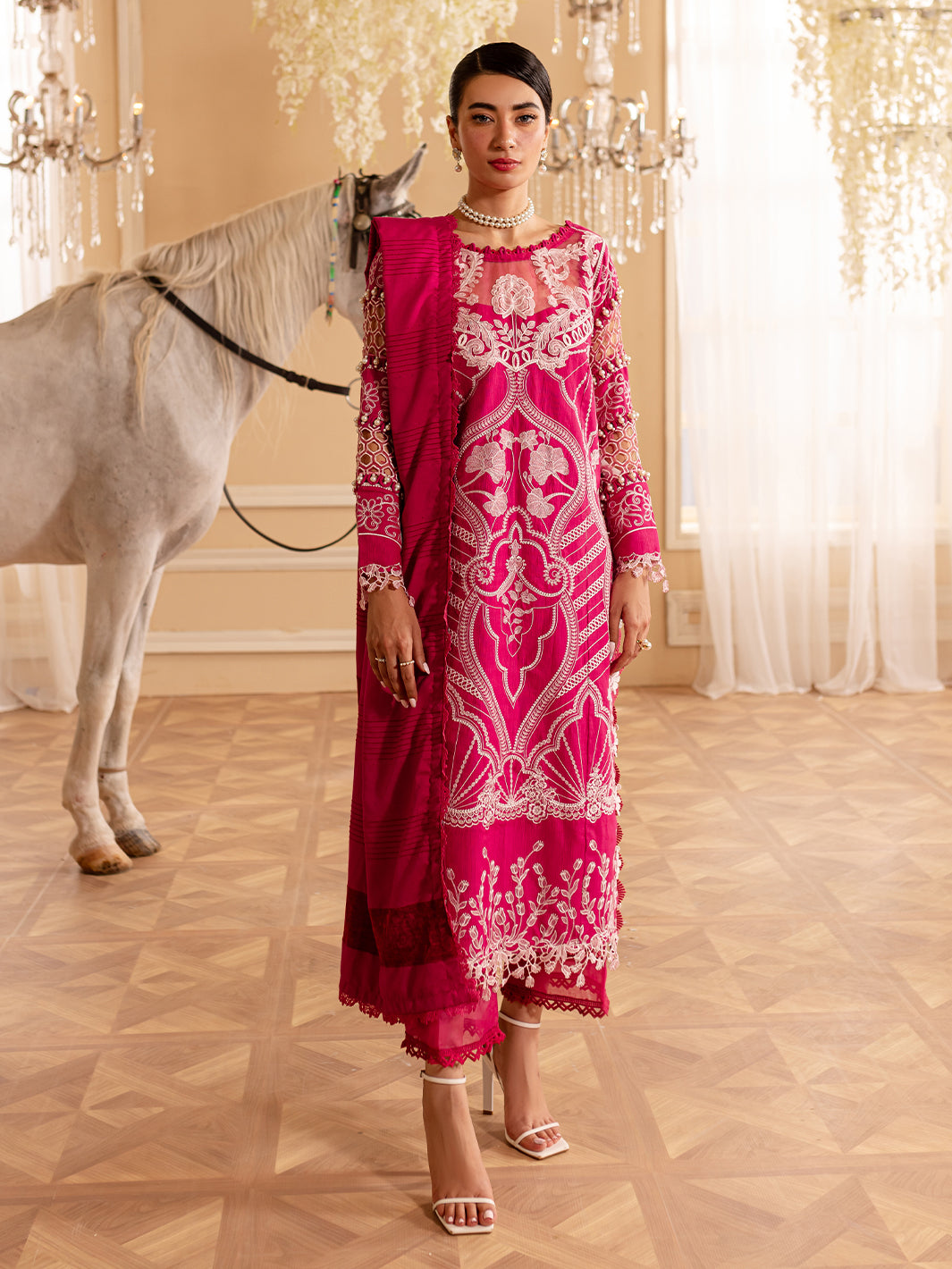 Parishay | Panache Winter | PN-09 - Pakistani Designer Dress - by Parishay | Type: Ladies Clothes - 100% Original at Saira Sultan