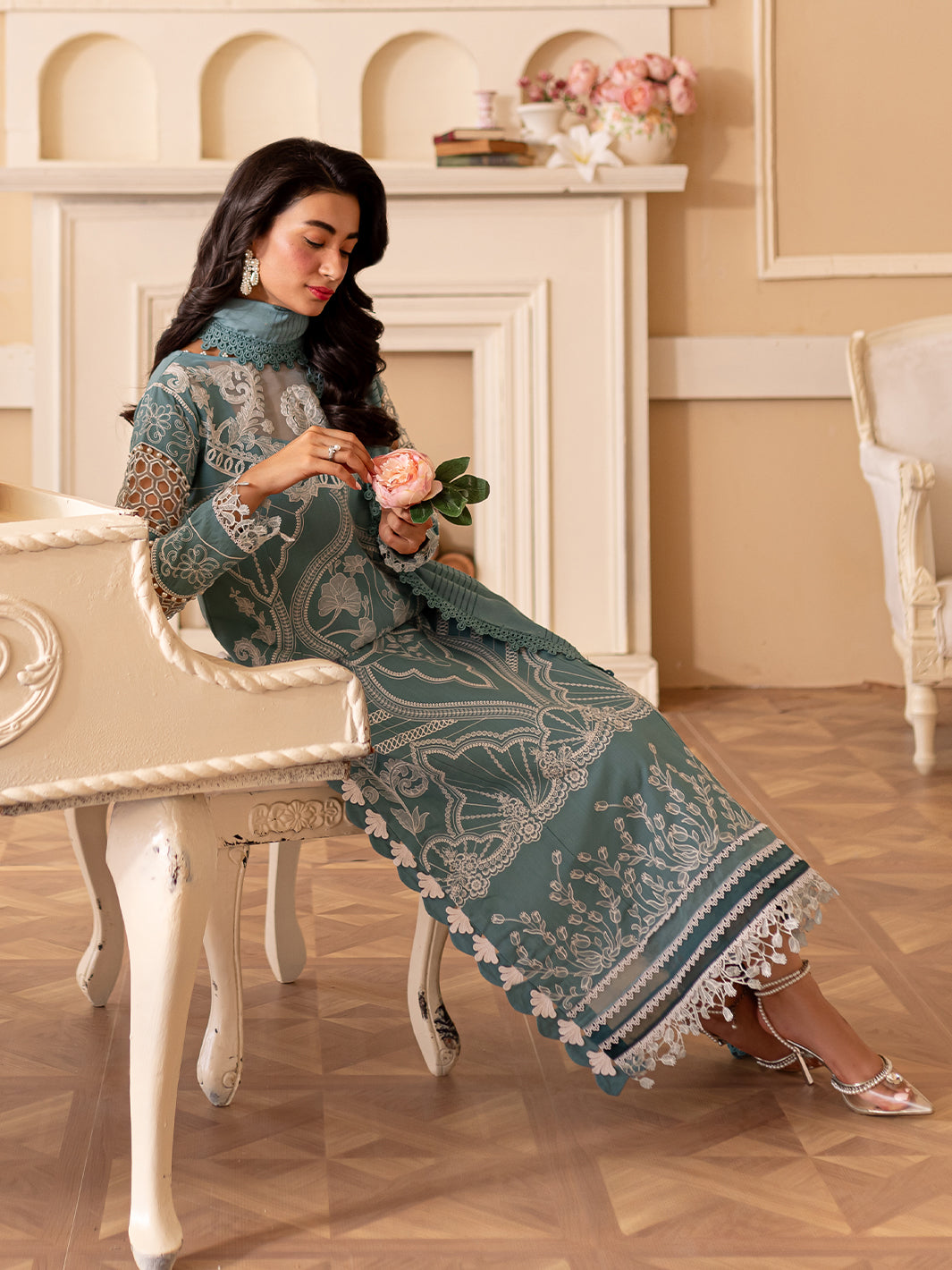 Parishay | Panache Winter | PN-10 - Pakistani Designer Dress - by Parishay | Type: Ladies Clothes - 100% Original at Saira Sultan
