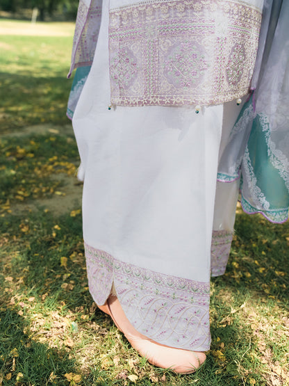 Hemstitch | The Garden Lawn | Pearl Petal - Pakistani Designer Dress - by Hemstitch - Type : Ladies Clothes - 100% Original at Saira Sultan