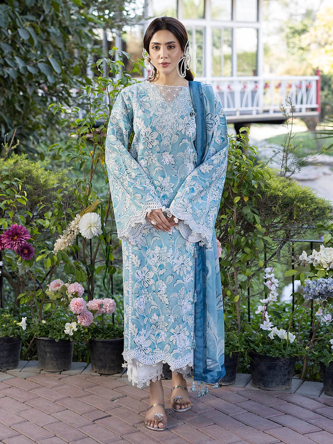 Izel | Oh Spring Lawn 25 | PEARL - Pakistani Designer Dress - by Izel | Type: Ladies Clothes - 100% Original at Saira Sultan