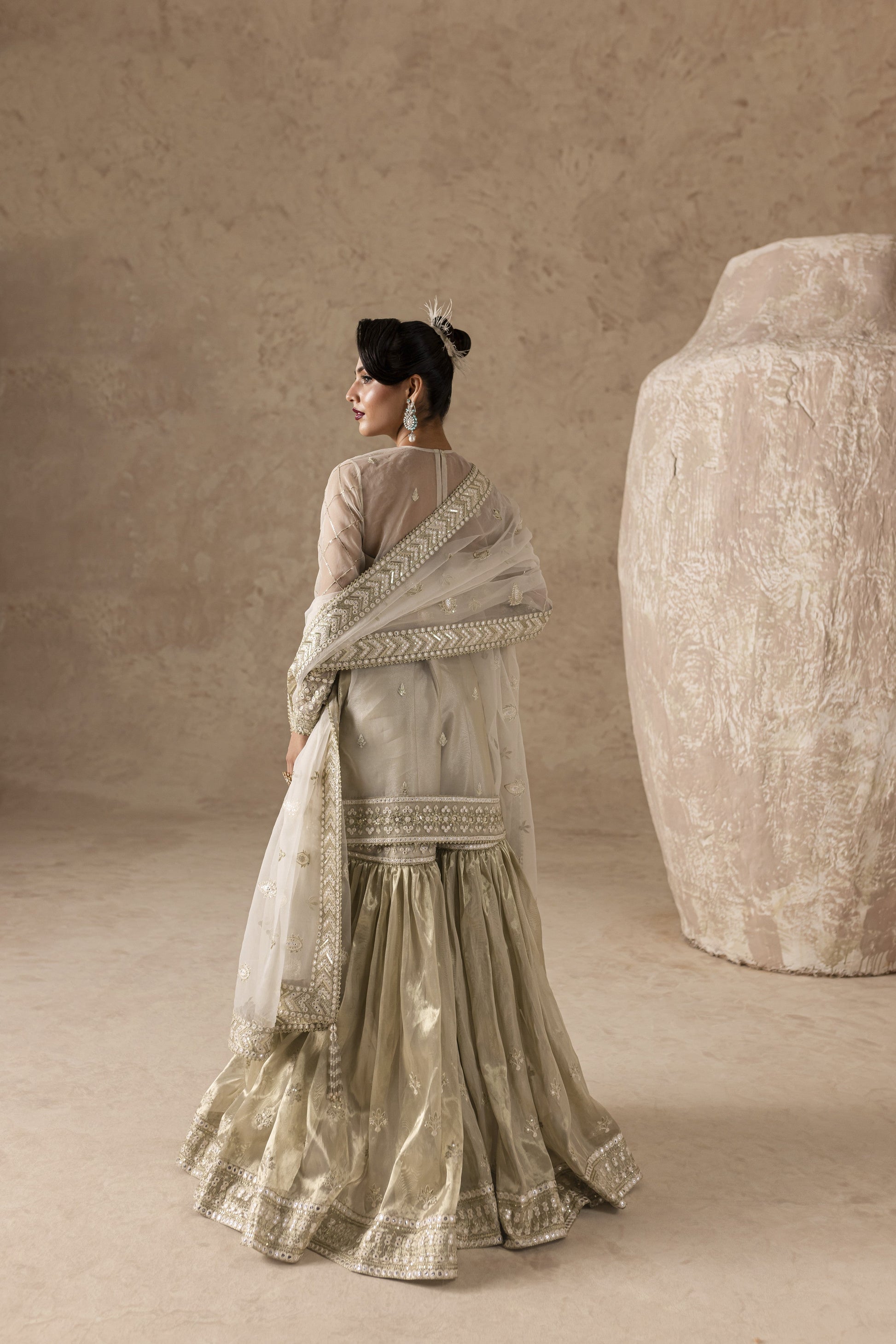 Imran Ramzan | Ch¨rie | Pearl Reverie - Pakistani Designer Dress - by Imran Ramzan | Type: Clothing - 100% Original at Saira Sultan